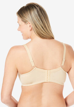 Women's Lace Plus Size Wire-Free Non-Foam Comfort Cotton Bra 34-56 B/C/D/E/F/G/H